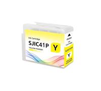 Cartucho de Tinta SJIC42P SJIC41P versión UE NA de 80ML Compatible con Impresora de inyección de Tinta EPSON Color Works CW-C4000e C4000 4000U(NA. SJIC41P-Y)