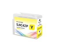 Cartucho de Tinta SJIC42P SJIC41P versión UE NA de 80ML Compatible con Impresora de inyección de Tinta EPSON Color Works CW-C4000e C4000 4000U(EU. SJIC42-Y)