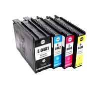 Cartucho de Tinta T04A1 T04A2 T04B1 Compatible con Cartucho de Tinta pigmentada Workforce Pro WF-C8190 WF-C8690 WF-C8610(T04A1-4 1set)