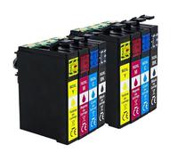 Cartucho de Tinta T502XL 502XL 502-BK-CMY, Compatible con impresoras Epson XP5100 Xp5105 WF2860 WF2865 1/2/3/4 Uds.-1/2/3SET(2 Set 8 Colors)