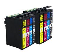 Cartucho de Tinta T502XL 502XL 502-BK-CMY, Compatible con impresoras Epson XP5100 Xp5105 WF2860 WF2865 1/2/3/4 Uds.-1/2/3SET(2 Set 8 Colors)