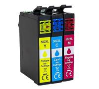 Cartucho de Tinta T502XL 502XL 502-BK-CMY, Compatible con impresoras Epson XP5100 Xp5105 WF2860 WF2865 1/2/3/4 Uds.-1/2/3SET(502XL-C-M-Y)
