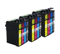 Cartucho de Tinta T502XL 502XL 502-BK-CMY, Compatible con impresoras Epson XP5100 Xp5105 WF2860 WF2865 1/2/3/4 Uds.-1/2/3SET(3 Set 12 Colors)