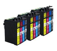 Cartucho de Tinta T502XL 502XL 502-BK-CMY, Compatible con impresoras Epson XP5100 Xp5105 WF2860 WF2865 1/2/3/4 Uds.-1/2/3SET(3 Set 12 Colors)