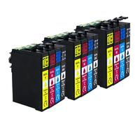 Cartucho de Tinta T502XL 502XL 502-BK-CMY, Compatible con impresoras Epson XP5100 Xp5105 WF2860 WF2865 1/2/3/4 Uds.-1/2/3SET(3 Set 12 Colors)