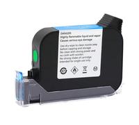 Cartucho de Tinta ZK2588 Compatible con Impresora de inyección de Tinta portátil de 12,7 mm en Negro, Rojo, Verde y Azul(Green)