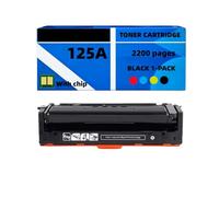 Cartucho de tóner 125A CB540A Negro con Chip Compatible con HP Color LaserJet CP1213 CP1214 CP1215 CP1216 CP1217 CP1513n CP1514n CP1515n CP1516n CP1517ni CP1518ni CP1519ni