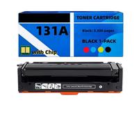 Cartucho de tóner 131A CF210A Negro Compatible con HP Color LaserJet Pro 200 M251n M251nw M276n M276nw - Alta Capacidad con Chip, hasta 3500 páginas