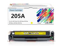Cartucho de tóner 205A CF530A Compatible con impresoras HP 205A CF531A CF532A CF533A CF530A para Color Pro M154nw M154a M180nw M180n M181fw,Y-with Chip