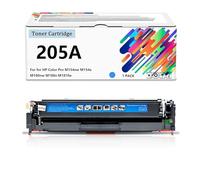 Cartucho de tóner 205A CF530A Compatible con impresoras HP 205A CF531A CF532A CF533A CF530A para Color Pro M154nw M154a M180nw M180n M181fw,C-with Chip