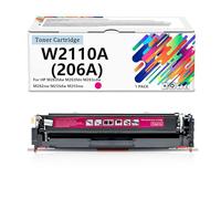 Cartucho de tóner 206A Compatible con W2110A, W2111A, W2113A y W2112A para impresoras HP Color Pro M283fdw, M283fdn, M283cdw, M282nw, M255dw y M255nw,M-with Chip