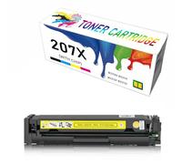 Cartucho de tóner 207X (Negro, Cian, Magenta y Amarillo) W2210X W2211X W2212X W2213X para Impresora HP Color Laser-Jet Pro M255DW M255NW M282NW M283FDN M283FDW,Yellow-with Chip