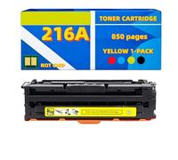 Cartucho de tóner 216A W2413A Amarillo con Chip Compatible con HP Color LaserJet Pro M155a M155nw M182n M182nw M183fw - hasta 850 páginas