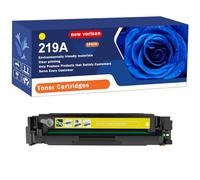 Cartucho De Tóner 219A De Repuesto para Impresoras HP W2190A W2191A W2192A W2193A Compatible con Impresoras HP Color Laserjet Pro 3202dn 3202dng Pro 3202dw MFP 3302fdn 3302fdng 3302fdw,Yellow-1 Set