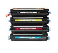 Cartucho de tóner 501A 502A 503A 504A Compatible con impresoras láser a Color HP Color Laserjet 3600N CP3505 Q6470A Q6471A Q6472A Q6473A(1 Set)