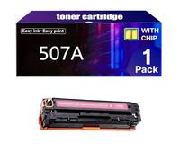 Cartucho de Tóner 507A, Compatible para HP CE400A para Impresoras HP Laserjet CP3525, 3525N, 3525DN, CM3530, 3530FS, M551N, M551DN y M551XH,M-1 Pack