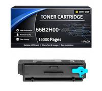 Cartucho de tóner 55B2H00 con Chip Compatible con Lexmark 55B2H00 15000 páginas para impresoras MX331 MS331 MS331dn MX331adn MX431 MS431 MX431adn MX431adw MS431dn MS431dw MX432adwe