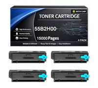 Cartucho de tóner 55B2H00 con Chip Compatible con Lexmark 55B2H00 15000 páginas para impresoras MX331 MS331 MS331dn MX331adn MX431 MS431 MX431adn MX431adw MS431dn MS431dw MX432adwe