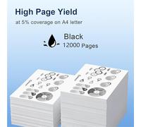 Cartucho de Tóner 55X con Chip de Repuesto Compatible para HP 55X 55A CE255X CE255A para HP LaserJet P3015 P3015d P3015n P3015dn P3015x MFP M525dn M525f M521dw M521dn Impresoras,Black-1 Pack