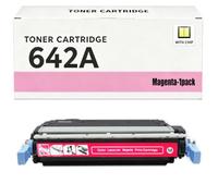 Cartucho de Tóner 642A Compatible con HP - Negro/Color Alto Rendimiento ~7.500 Páginas - para Color LaserJet CP4005 CP4005n CP4005dn - Elige Negro/Cian/Magenta/Amarillo,m-1pack