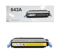 Cartucho de tóner 643A para Q5950A Q59501A Q5952A Q5953A, para Impresora HP Color LaserJet 4700 4700n 4700dn 4700dtn (con Chip) ,Y