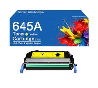 Cartucho de tóner 645A C9730A de Alto Rendimiento para impresoras HP Color LaserJet 5550dn, 5550n, 5500dn y 5500n. Impresión de Alta definición.,645A -Yellow