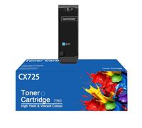 Cartucho De Tóner 74C1HK0 CX725 Con Chip, Compatible Con Las Impresoras Lexmark Cs720de, Cs720dte, Cs725de, Cs725dte, Cx725de Y Cx725dhe,Cyan