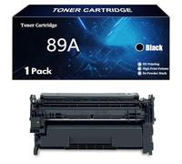Cartucho de Tóner 89A con Chip Compatible para HP 89A 89X CF289A CF289X Compatible para HP LaserJet M507 M507x M507n M507dn M507dng MFP M528 M528z M528c M528f M528dn Impresoras,Black-1 Pack