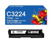 Cartucho de tóner a Color C3224 de Alto Rendimiento, Repuesto para impresoras Lexmark C3224dw, C3326dw y C3426dw, impresión de Alta definición.,with Chip-Black