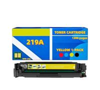 Cartucho de tóner Amarillo 219A (W2192A) - 1200 páginas de impresión, Compatible para HP Color LaserJet Pro 3202 dn/dng/dw/dwe y MFP 3302 fdn/fd ng/fdw/fdwg/sdw/sdwg