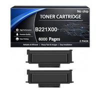 Cartucho de tóner B221X00 sin Chip Compatible con Lexmark B221X00 6.000 páginas para impresoras de Las Series B2236 MB2236 MB2236adwe MB2236i MB2236adw B2236dw