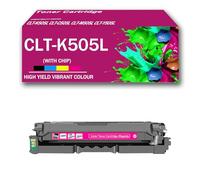 Cartucho de tóner BK/C/M/Y CLT-K505L CLT-C505L CLT-M505L CLT-Y505L, Compatible con impresoras Samsung Proxpress C2620DW C2670FW CC2680FX, de Alto Rendimiento,Magenta-1Pack