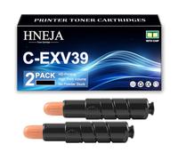 Cartucho De Tóner C-EXV39, Compatible 4792B002 Cartuchos Tóner Negro para Canon IR 4025 4035 4225 4235 Impresoras,Black-2 Pack