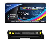 Cartucho de tóner C2326 sin Chip Compatible con Lexmark 24B7499 24B7500 24B7501 24B7502 de Alto Rendimiento, Funciona con impresoras C2326 XC2326