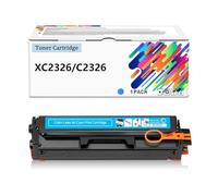 Cartucho de tóner C2326 sin Chip para Impresora Lexmark XC2326 C2326 Cartuchos de tóner compatibles 24B7498/24B7495/24B7496/24B7497 Reemplazo de Alto Rendimiento,C-No Chip