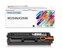 Cartucho de tóner C2326 sin Chip para Impresora Lexmark XC2326 C2326 Cartuchos de tóner compatibles 24B7498/24B7495/24B7496/24B7497 Reemplazo de Alto Rendimiento,K-No Chip