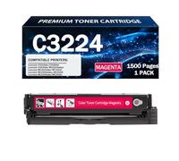 Cartucho de tóner C3224 C3220K0 C3220C0 C3220M0 C3220Y0 sin chip | Compatible con Lexmark impresoras C3224dw, C3326dw, C3426dw, MC3224adwe, MC3224dwe, MC3224i accesorios,Magenta-1Pack