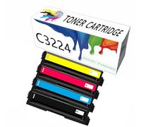 Cartucho de tóner C3224 de alto rendimiento compatible con Lexmark impresora láser Color C3224dw C3326dw C3426dw MC3224adwe MC3224dwe MC3224i MC3326adwe MC3326i MC3426adw MC3426i,4 Colors-1Pack