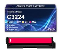 Cartucho de tóner C3224 de Repuesto para Lexmark C3210K0 C3210C0 C3210Y0 C3210M0 Tóner para impresoras y fotocopiadoras C3224dw C3326dw C3426dw MC3224adwe MC3224i MC3326adwe MC3426adw,Magenta-1Pack