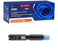 Cartucho De Tóner C7120 con Chip, Repuesto para Impresora Xerox C7120 C7125 C7130, Compatible con Impresoras Xerox C7120 C7125 C7130, 18000-31300 Páginas,Cyan-1 Set
