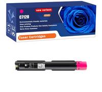 Cartucho De Tóner C7120 con Chip, Repuesto para Impresora Xerox C7120 C7125 C7130, Compatible con Impresoras Xerox C7120 C7125 C7130, 18000-31300 Páginas,Magenta-1 Set
