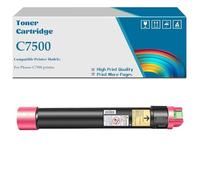 Cartucho De Tóner C7500 Compatible con Xerox 106R01436 106R01437 106R01438 106R01439 Funciona con La Impresora Xerox Phaser C7500,Magenta-1 Set