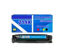 Cartucho de tóner Cian 219X (W2191X) - 2500 páginas de Alta Capacidad, Compatible para HP Color LaserJet Pro 3202 dn/dng/dw/dwe y MFP 3302fdn 3302fdng 3302sdwg