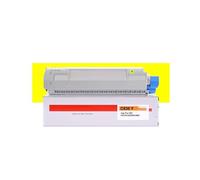 Cartucho de tóner Color Compatible con Oki for Impresora C810 C810dn C830 C830dn C830dtn MC860 MC860dn Modelo Serie(Y-8000 Pages)
