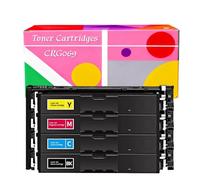 Cartucho de tóner Compatible 069 CRG-069 Compatible con Canon i-SENSYS MF752Cdw, MF754Cdw, LBP673Cdw Impresoras(CMYK Set,Standard Yield)