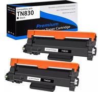 Cartucho de tóner Compatible 1/2/4/10pk TN830 TN830XL Funciona con impresoras MFC-L2807DW HL-L2465DW DCP-L2640DW HL-L2405W(2PK)