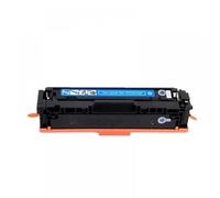 Cartucho de tóner Compatible 206A W2110A W2111A W2112A W2113A para Color Pro M255DW M255NW Impresora sin Chip(Cyan)