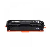 Cartucho de tóner Compatible 206A W2110A W2111A W2112A W2113A para Color Pro M255DW M255NW Impresora sin Chip(Black)