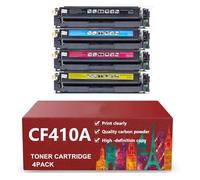 Cartucho de tóner Compatible 410A CF410A 410X CF410X para impresoras HP Color LaserJet Pro M452dw M452dn M452nw MFPM477fnw M477fdn M477fdw M377dw,Set-2300 Pages