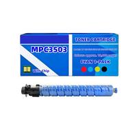 Cartucho de tóner Compatible 841818 Recambio para Ricoh MP C3003SP C3503SP C3004SP C3504SP Alto Rendimiento 18 000 páginas para informes en Color e impresión de gráficos